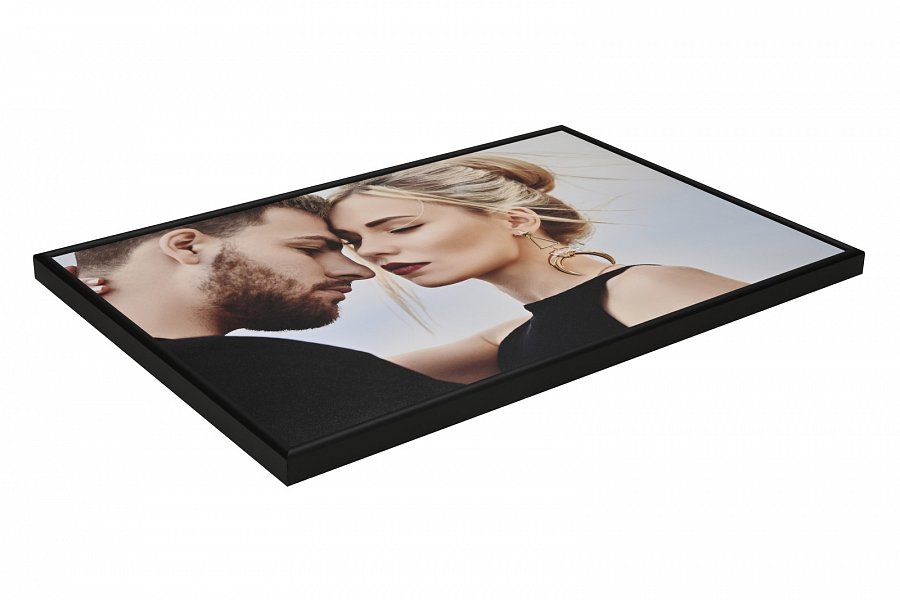 Uzký černý hliníkový rám